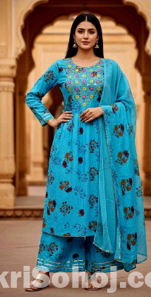 Readymade Cotton Three Piece